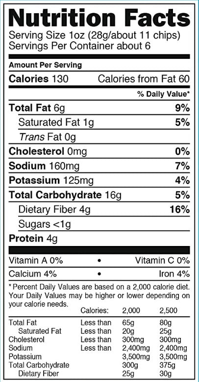 Cheddar Sour Cream Bean Chips
