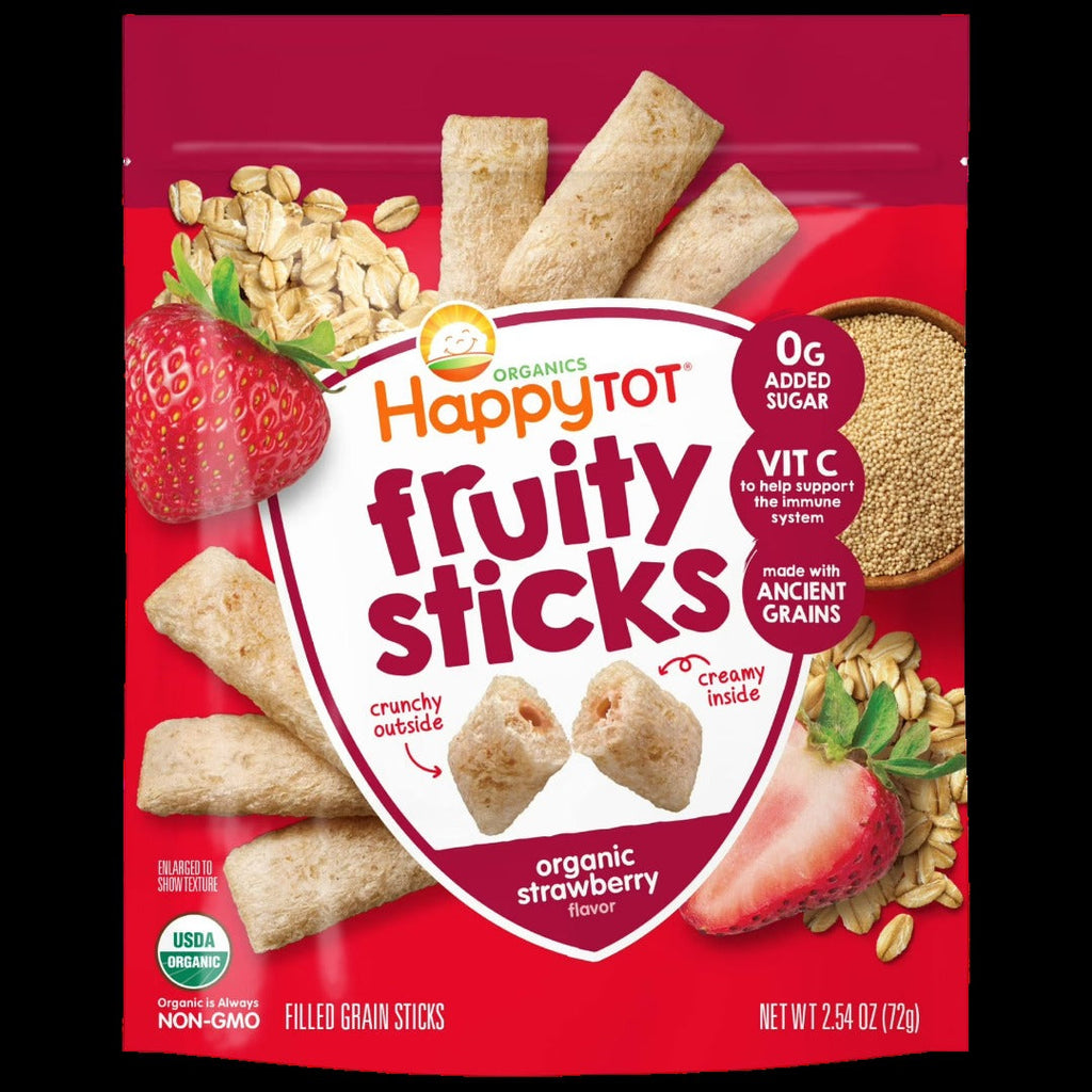 Strawberry Organic Fruity Sticks