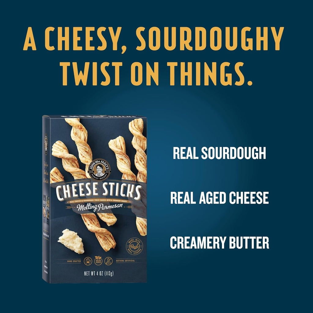 Melting Parmesan Cheese Sticks