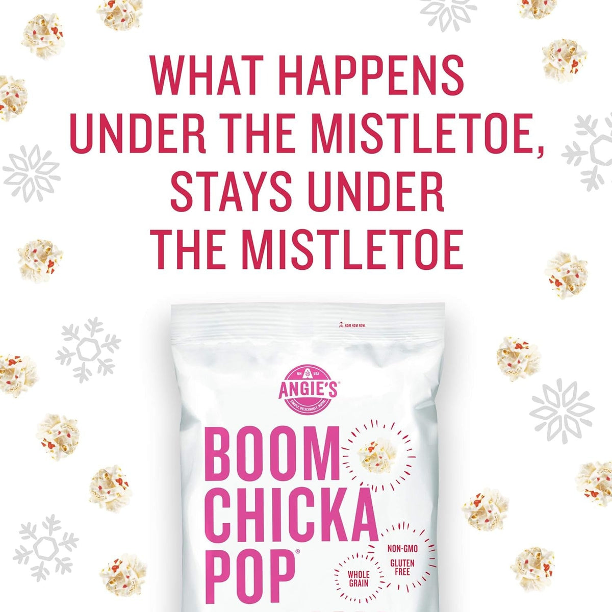 Boom Chicka Pop White Chocolate & Peppermint Drizzled Kettle Corn