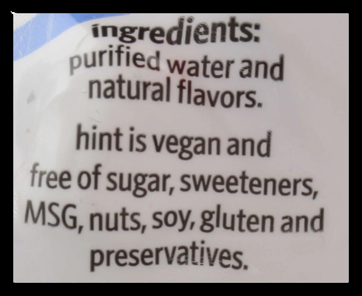 Hint Blackberry Flavored Water (6 Pack)