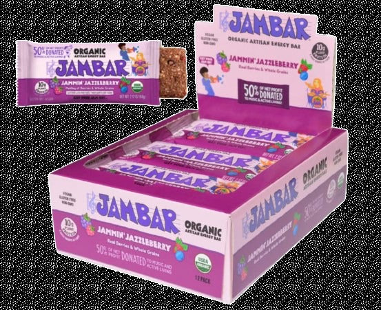 Organic Jammin Jazzleberry Bar (12 Pack)