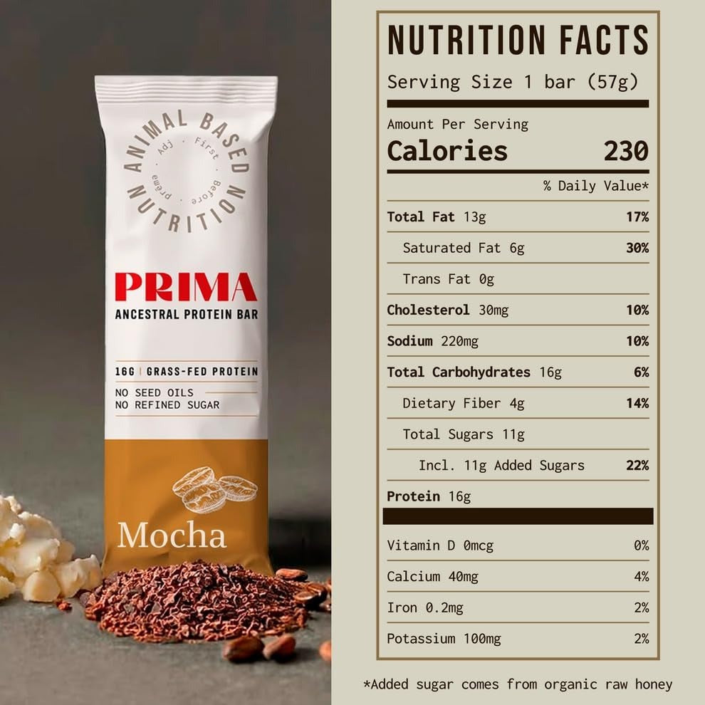 Ancestral Protein Bar - Mocha (7 Pack)