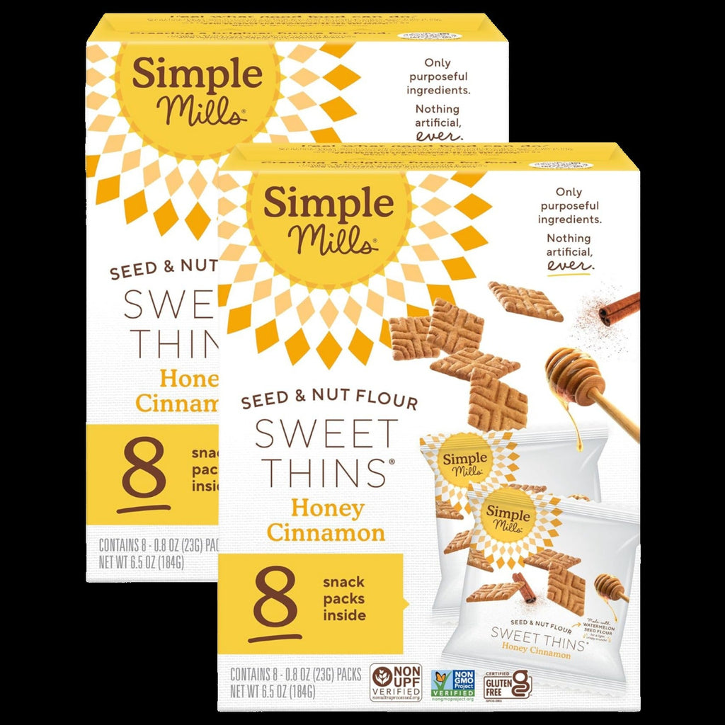 Honey Cinnamon Sweet Thin Snackpacks (8 CT) (2 Pack)