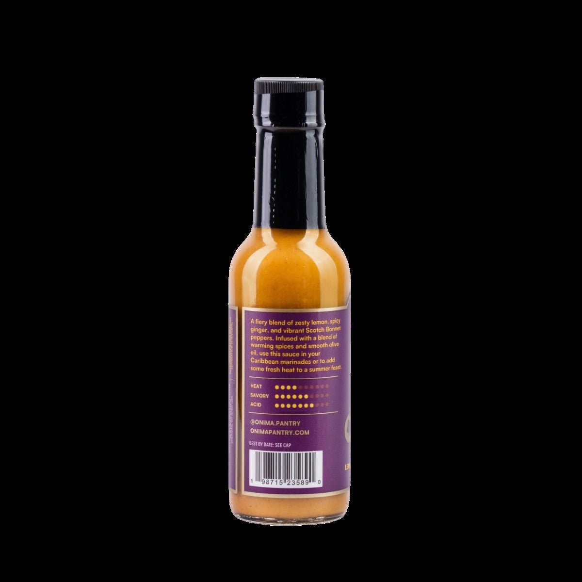 Lemon Ginger Jerk Hot Sauce