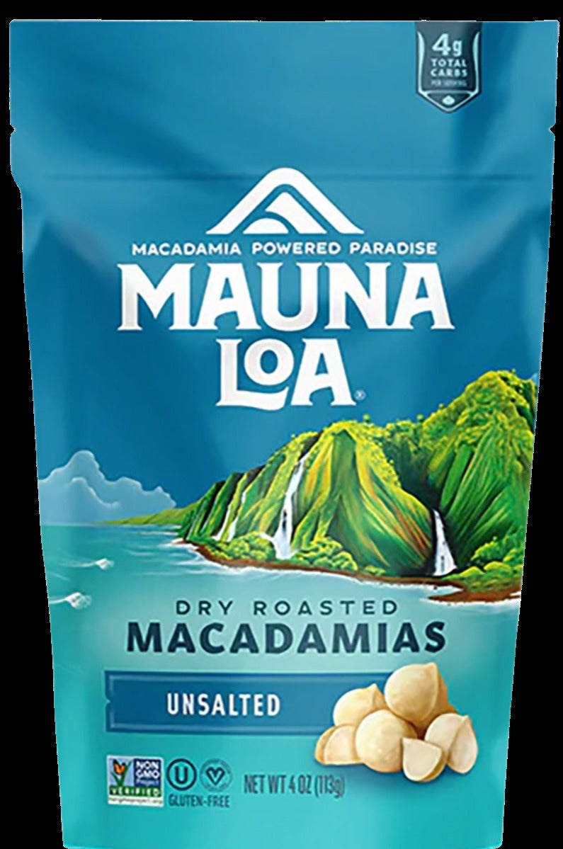 Unsalted Dry Roasted Macadamias