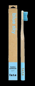 Blue Adult Medium Bamboo Toothbrush