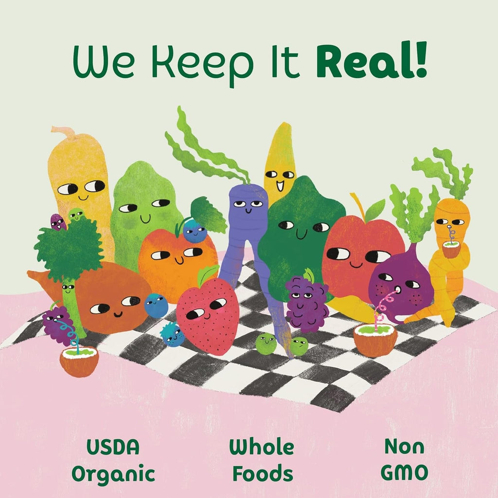 Dairy-Free Smoothie, Berry, Grape, Coconut Milk, Veggies & Flax Seed (12+ Months) (12 Pack)