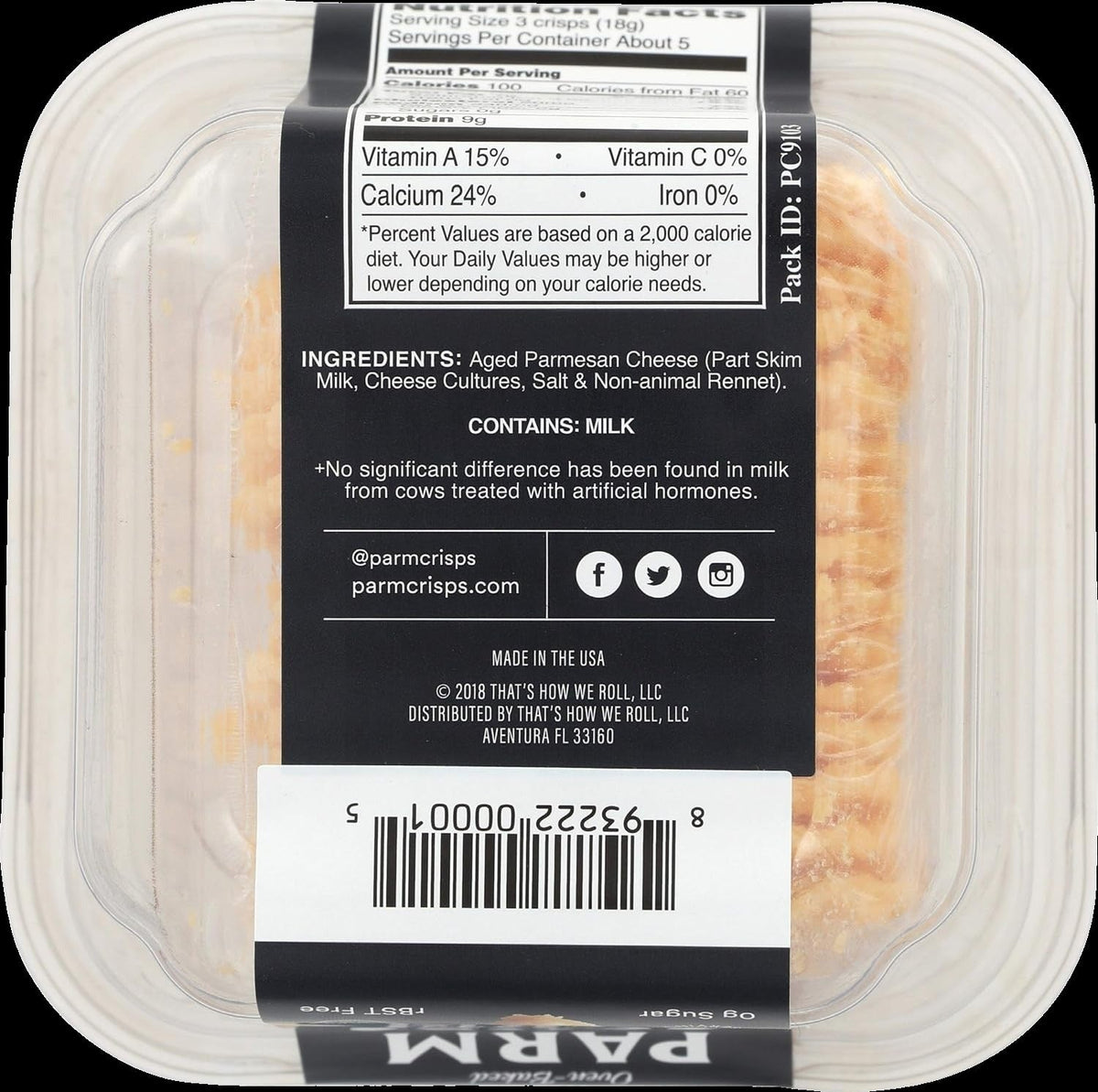 Aged Parmesan Cracker Tub