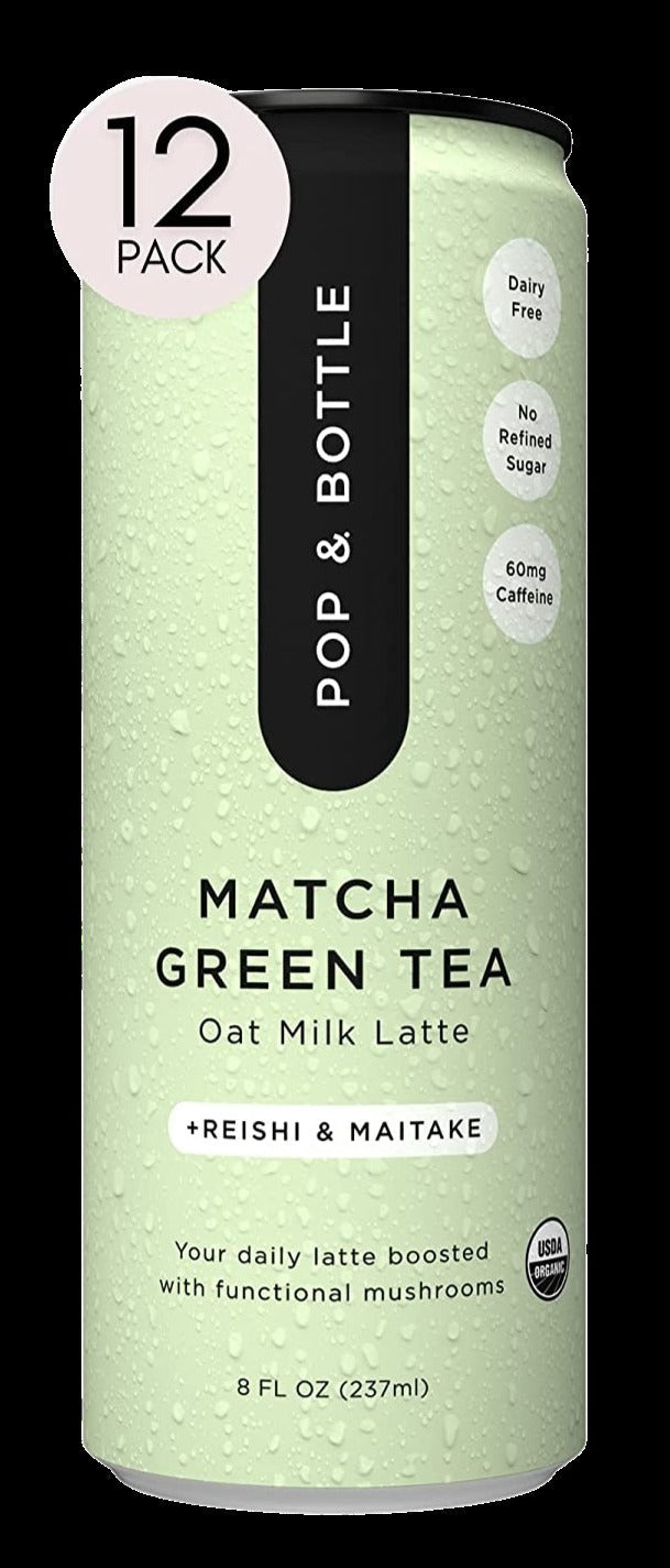 Reishi & Maitake Matcha Green Tea Oat Milk Latte (12 CT)