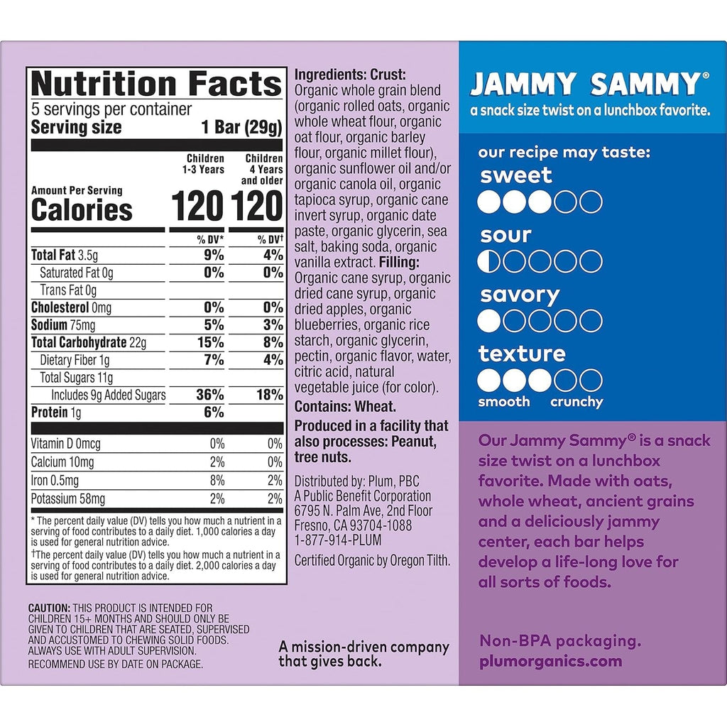 Sandwich Bar Blueberry + Oatmeal