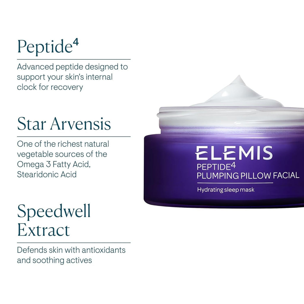 Peptide4 Plumping Pillow Facial Hydrating Sleep Mask