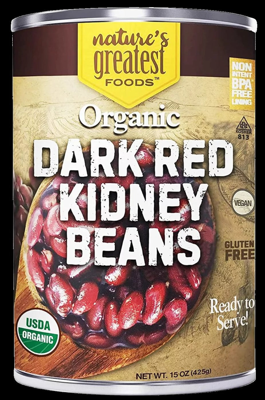 Organic Dark Red Kidney Beans