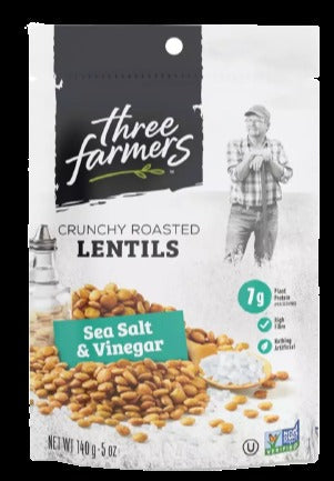 Sea Salt & Vinegar Crunchy Lentils