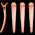 Styling & Sectioning Pro Hair Clips Orange (4 CT)
