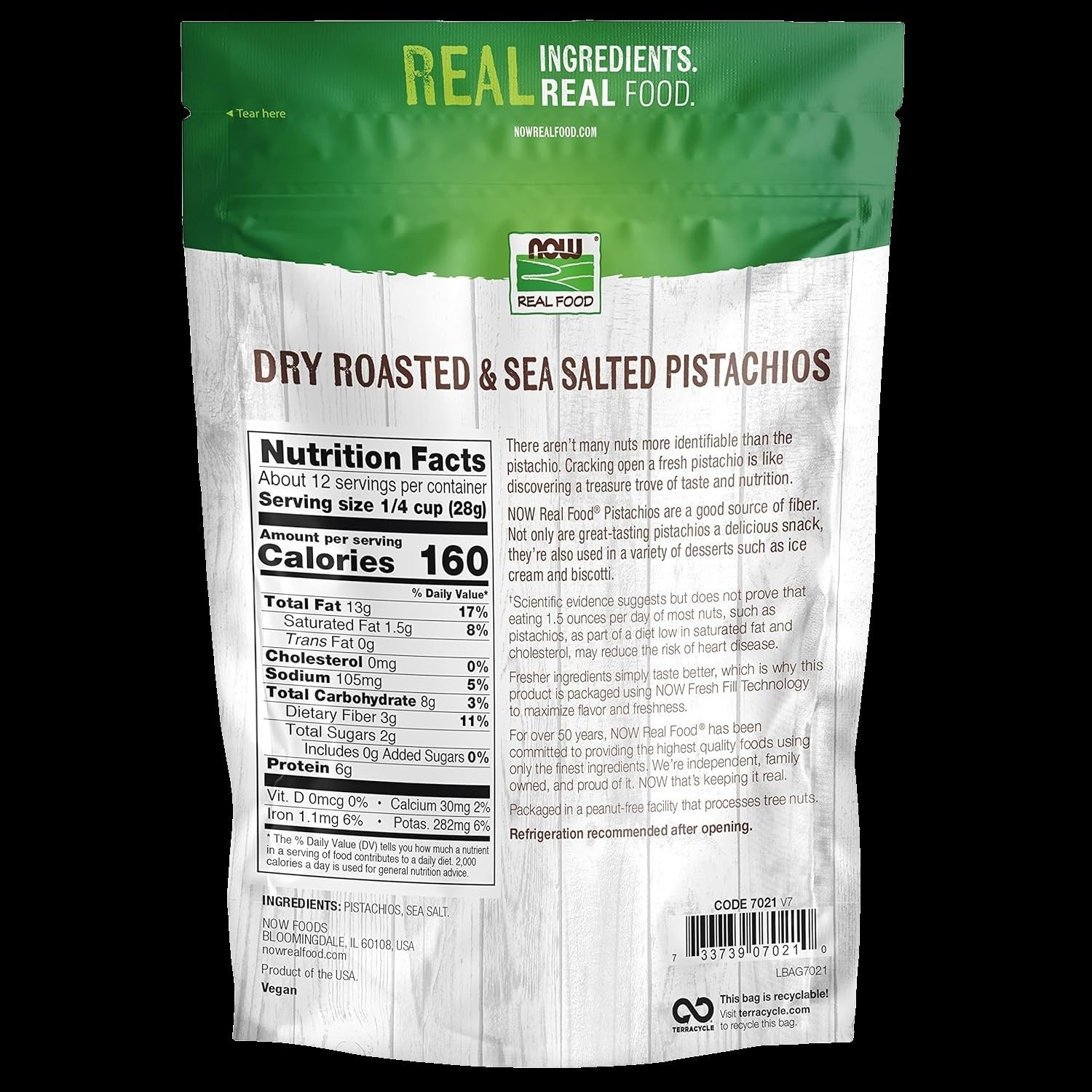 Roasted & Salted Pistachios