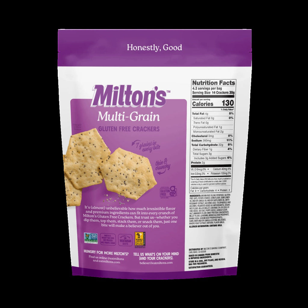 Gluten Free Multi Grain Baked Crackers