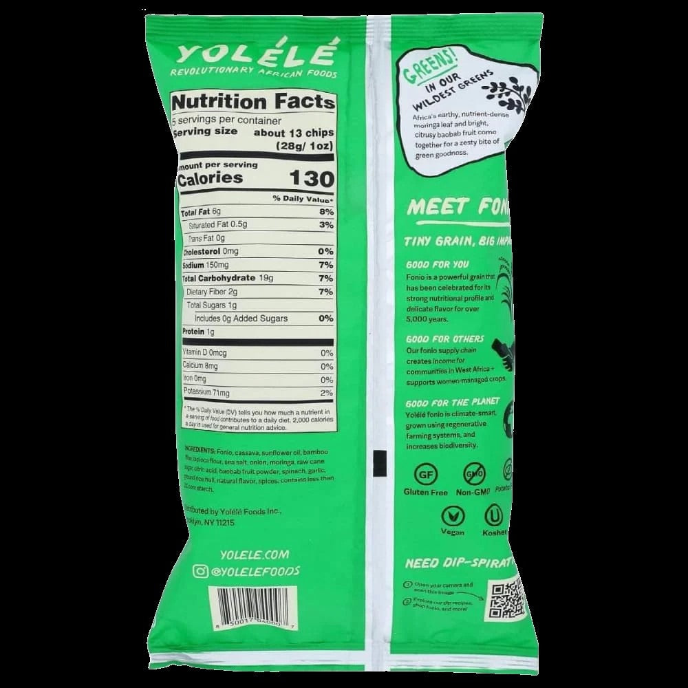 Greens Fonio Chips