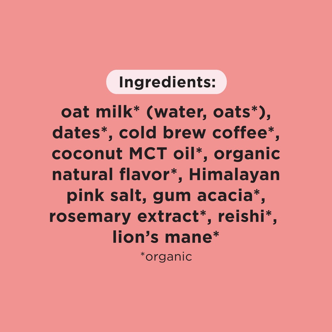 Caramel Cold Brew Oat Milk Latte