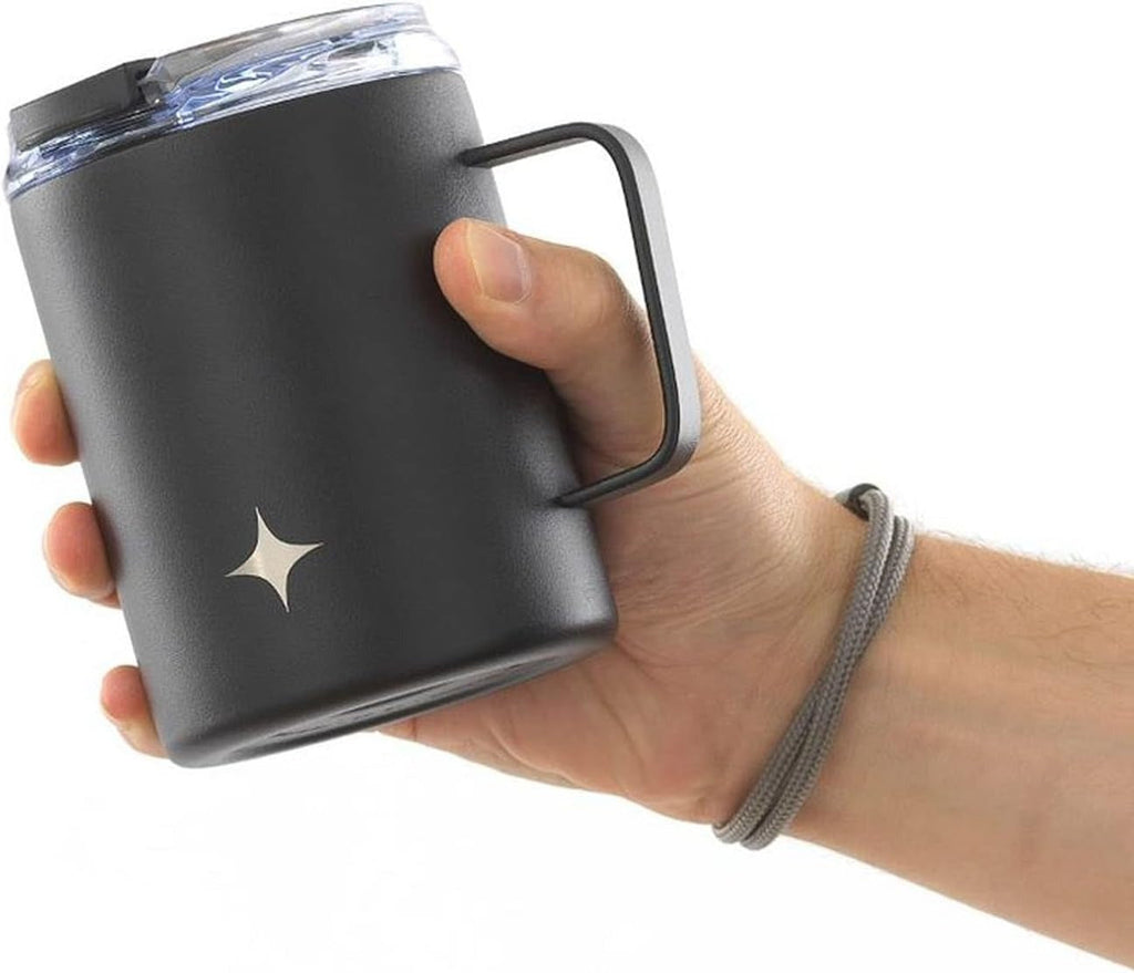 12oz Coffee Mug with Handle - Black