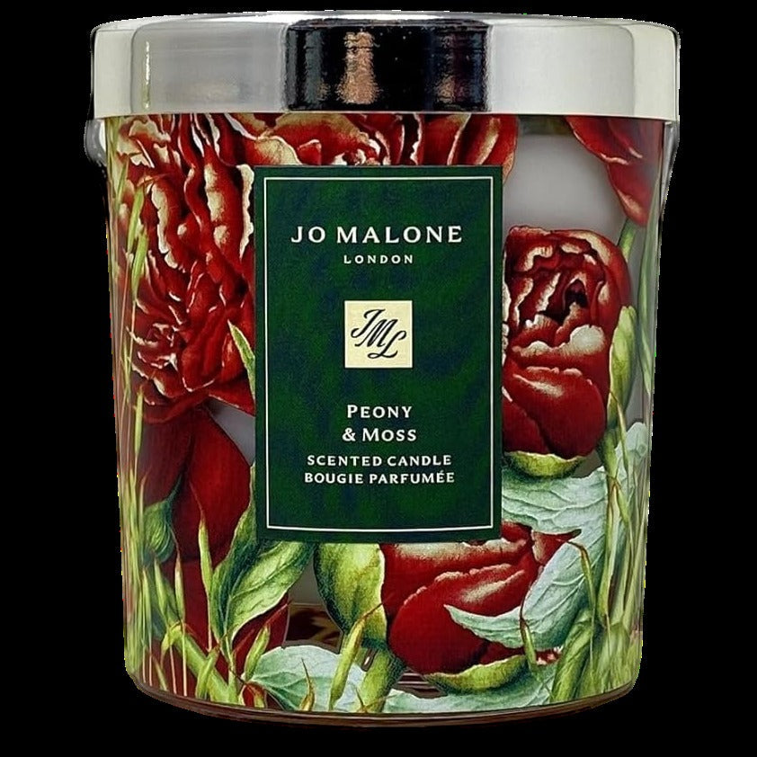 Peony & Moss Scented Candle - Boxed