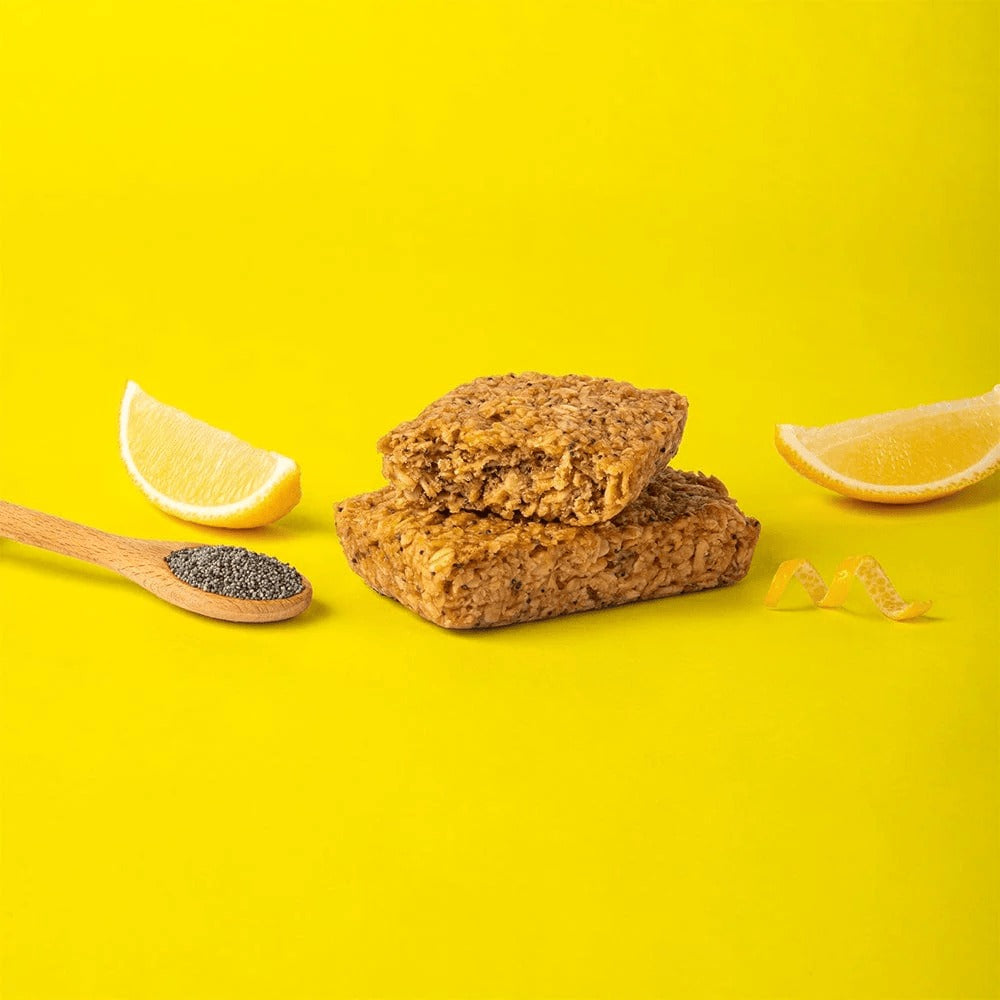 Lemon Poppyseed Oat Bars