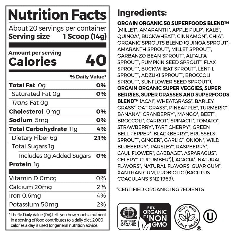 1B Probiotics Berry Superfoods Powder