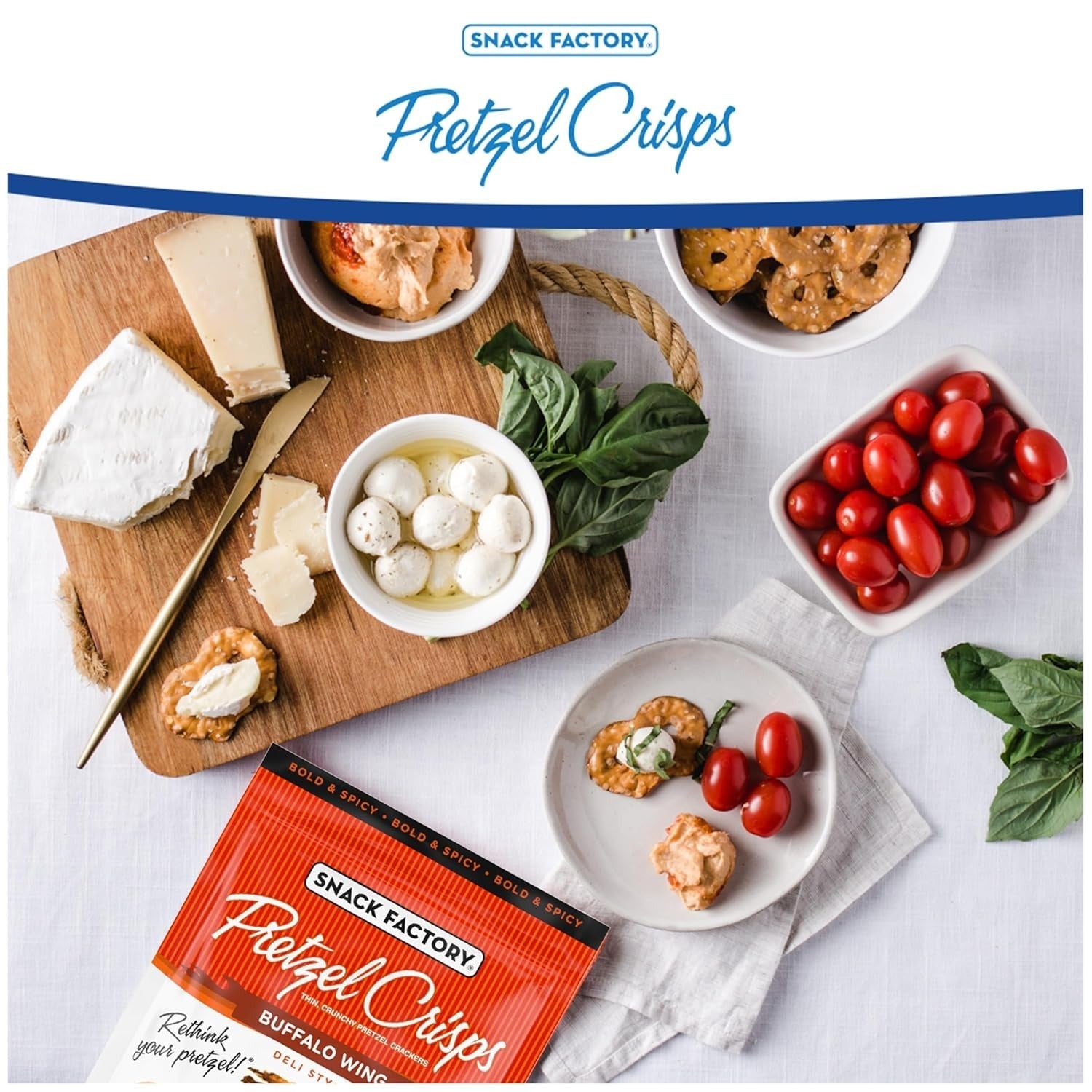 Buffalo Wing Pretzel Crisps