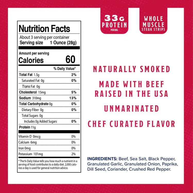 Steak Strips Beef Jerky