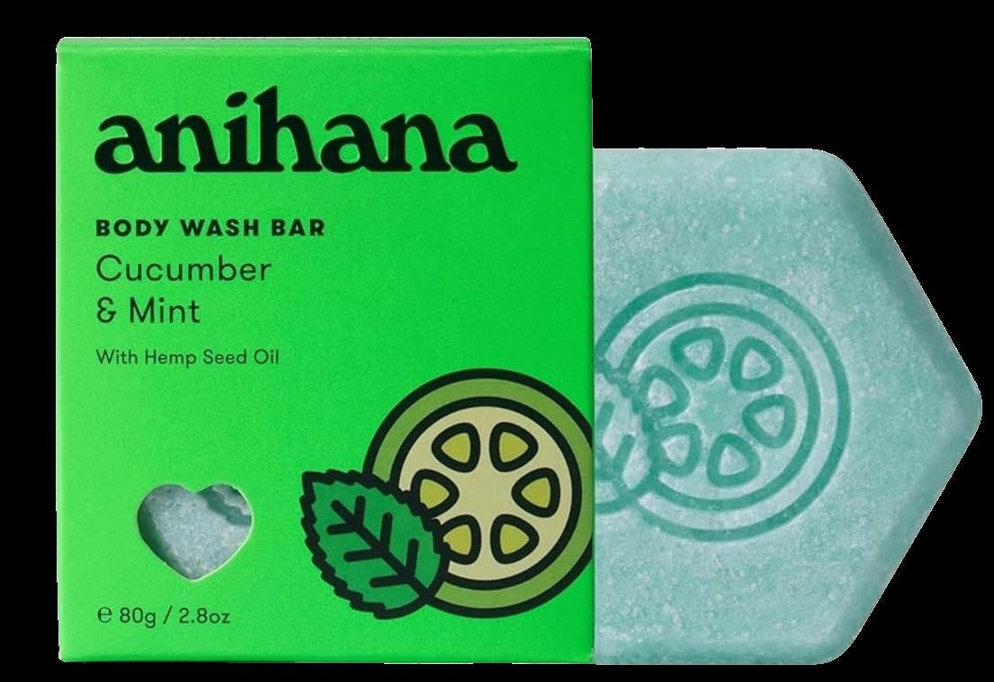 Cucumber and Mint Body Wash Bar