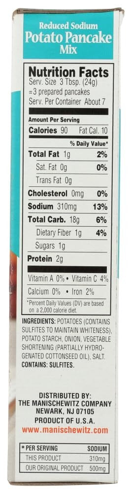 Reduced Sodium Potato Pancake Mix