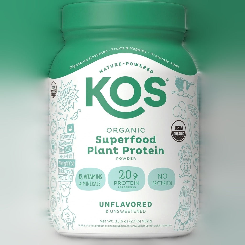 Organic Plant Based Protein Powder - Unflavored & Unsweetened