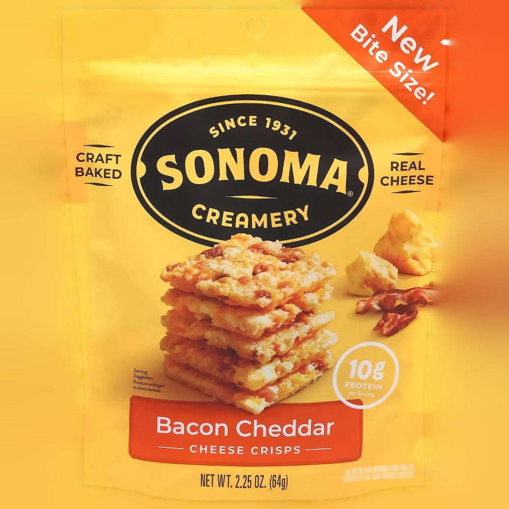 Bacon Cheddar Cheese Crisps