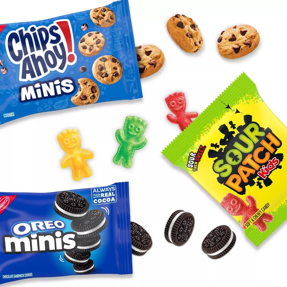 Sour Patch, Chips Ahoy!, Oreo Variety Pack (30 CT)