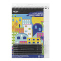 Alcohol Marker Color-By-Number Notepad Kit