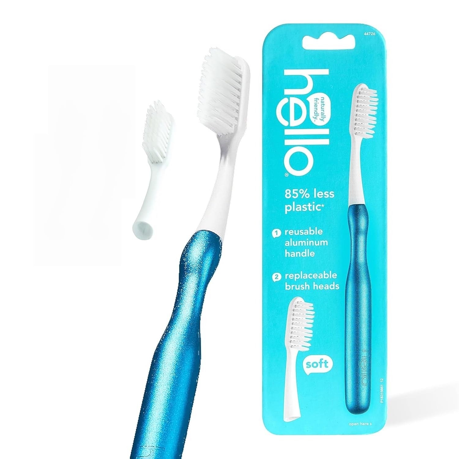 Aluminum Toothbrush Starter Kit - Blue