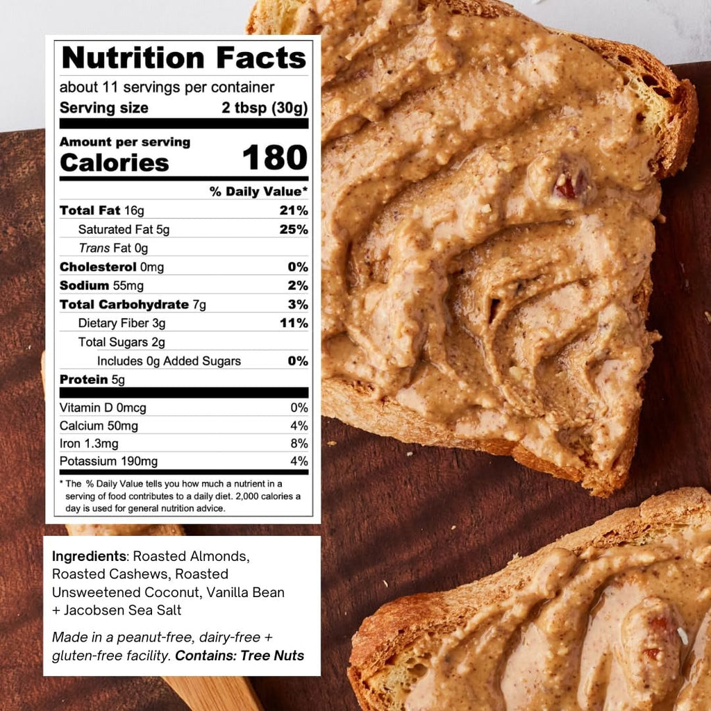 Chunky Almond Cashew & Coconut Nut Butter