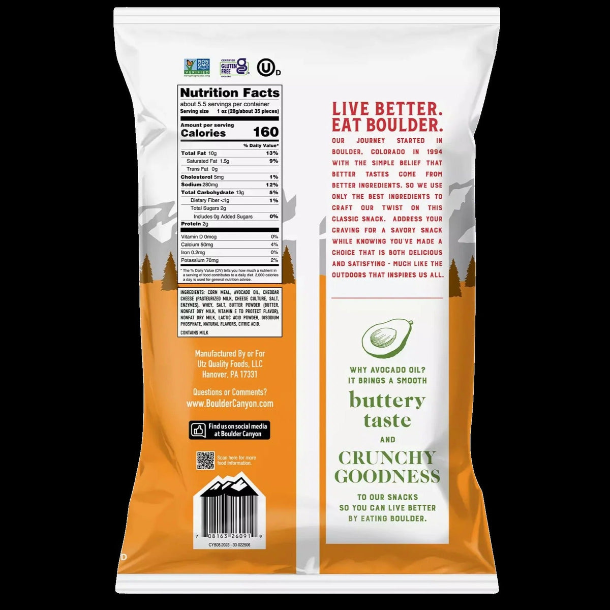 White Cheddar Canyon Poppers