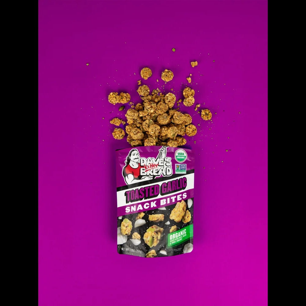 Organic Toasted Garlic Snack Bites