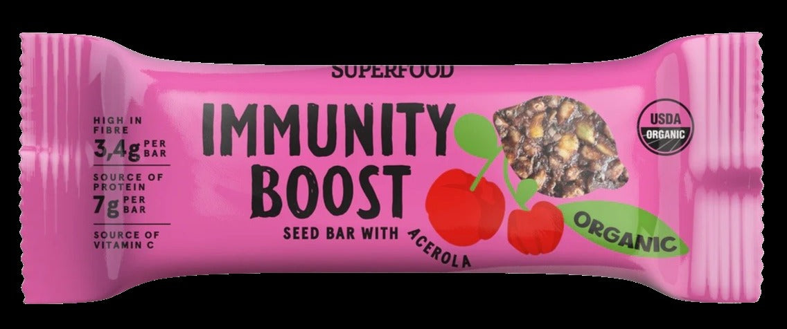 Immunity Boost Organic Seed Bar with Acerola (24 CT)