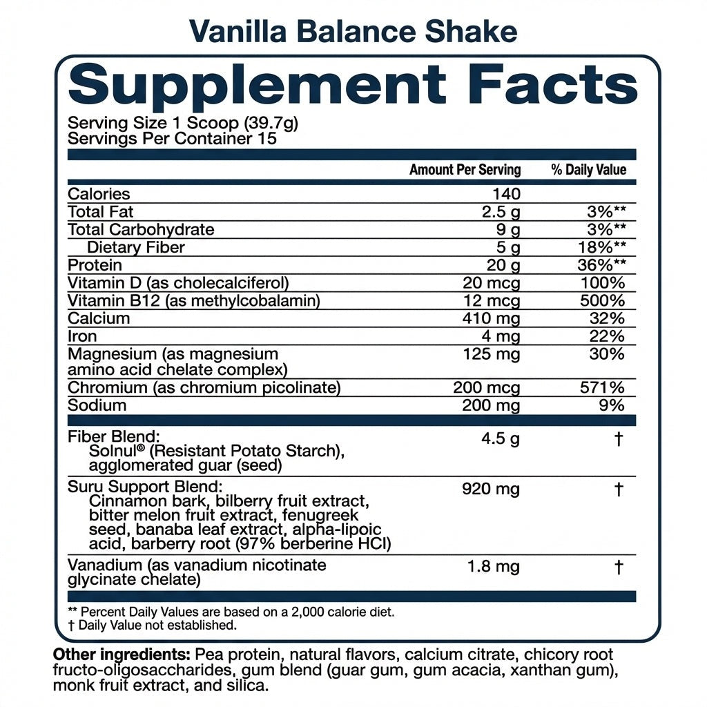 Balance Shake - Vanilla