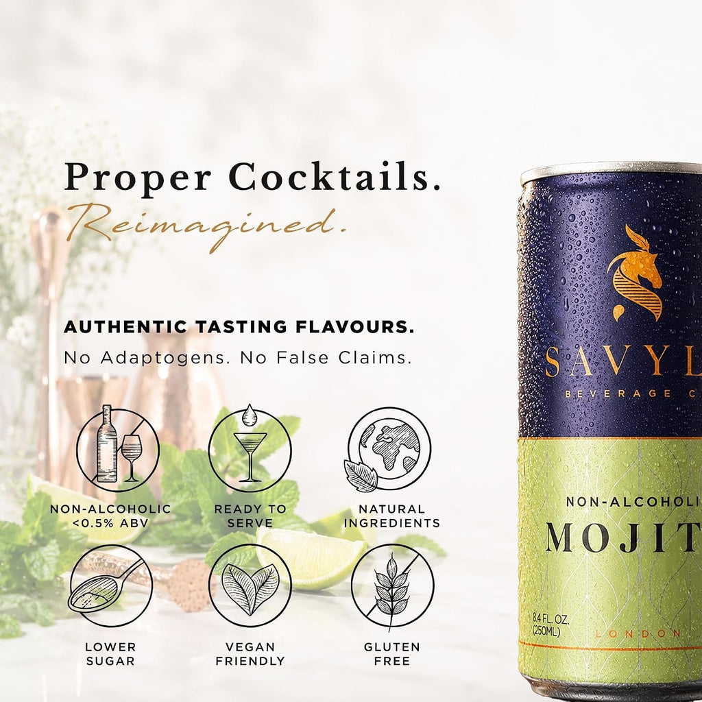 Mojito Non-Alcoholic Mocktail (4 CT)