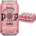 Pink Grapefruit & Ginger Probiotic Soda (12 Pack)