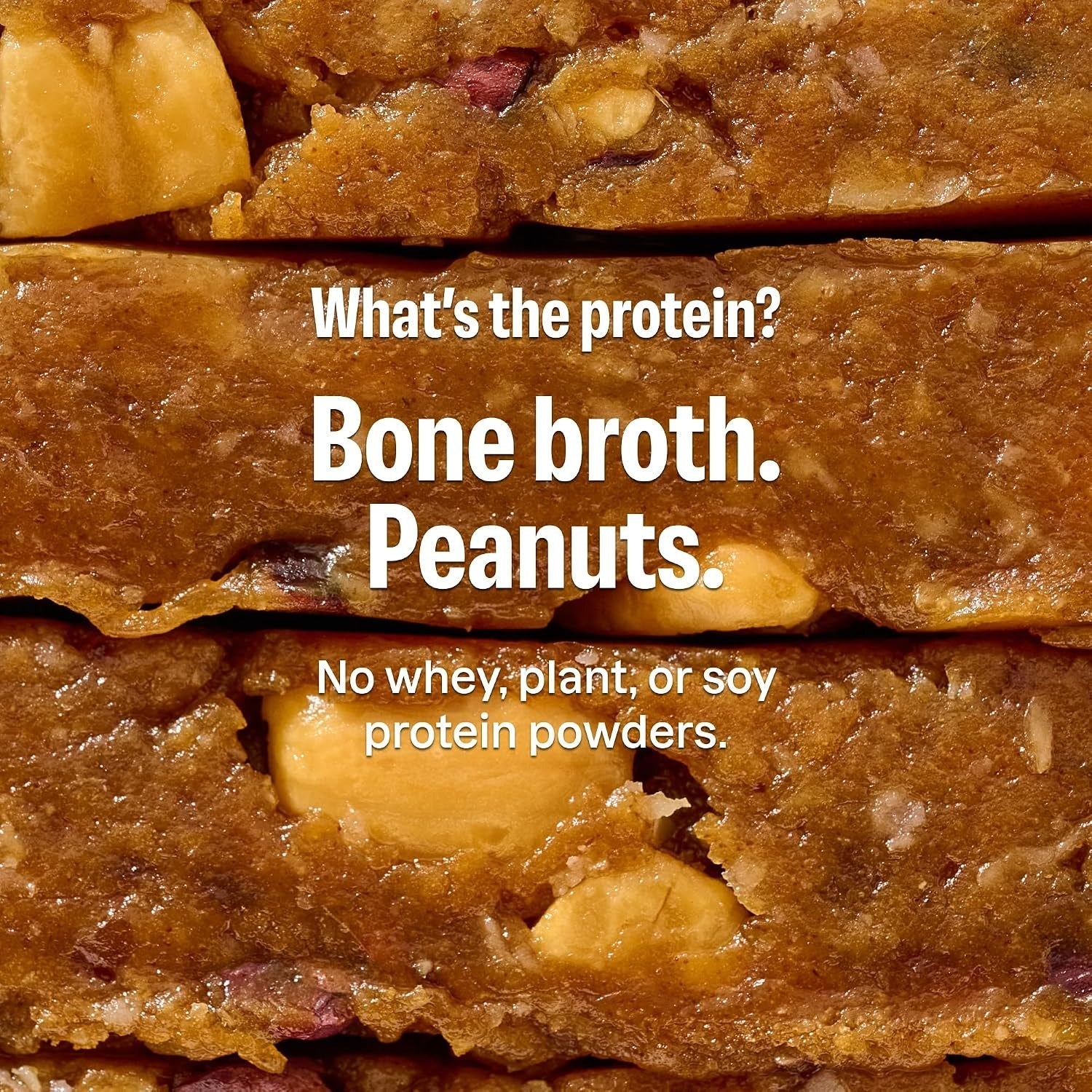 Bone Broth Protein Bar Peanut Butter Cacao (12 Pack)