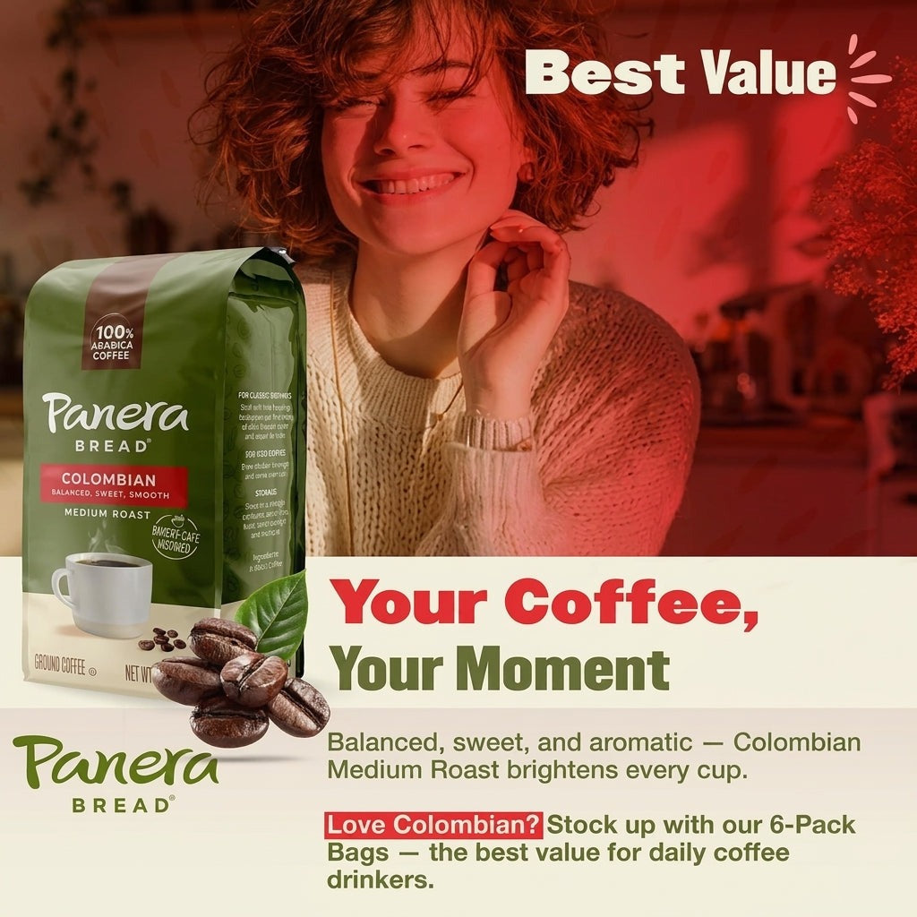 Medium Roast Ground Colombian Coffee