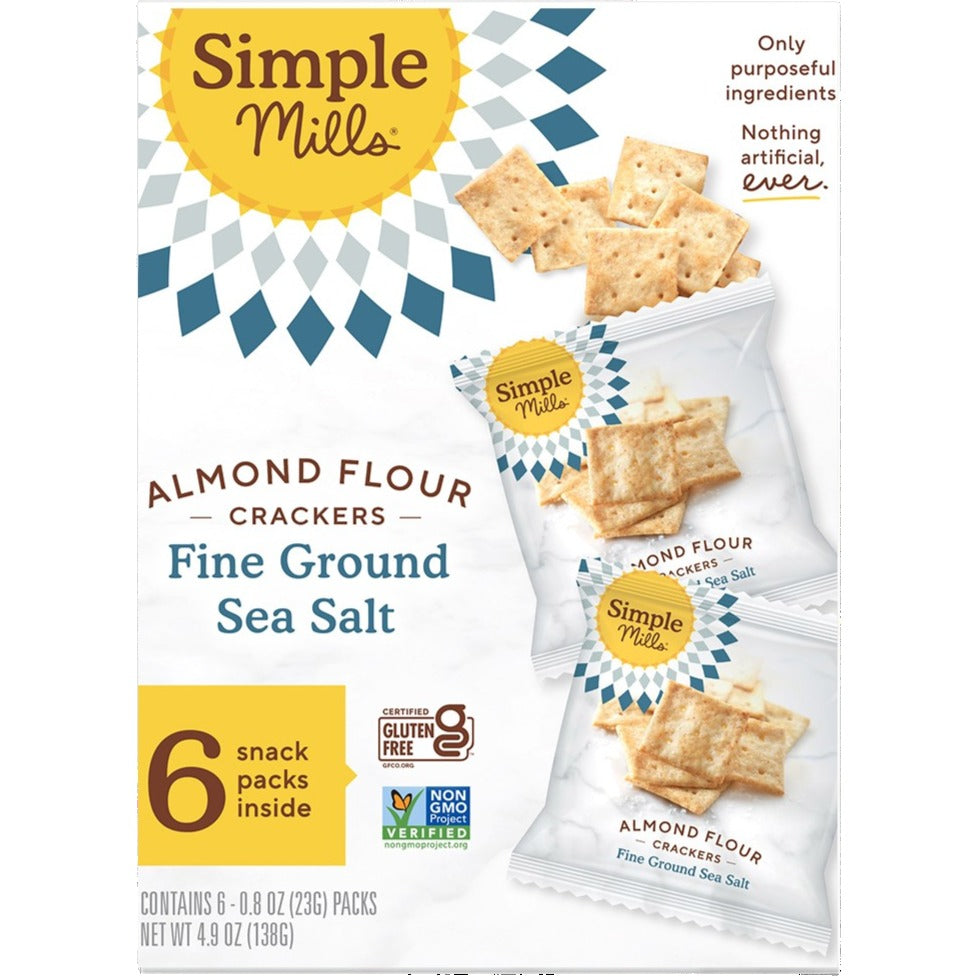 Sea Salt Almond Flour Crackers (6 CT)