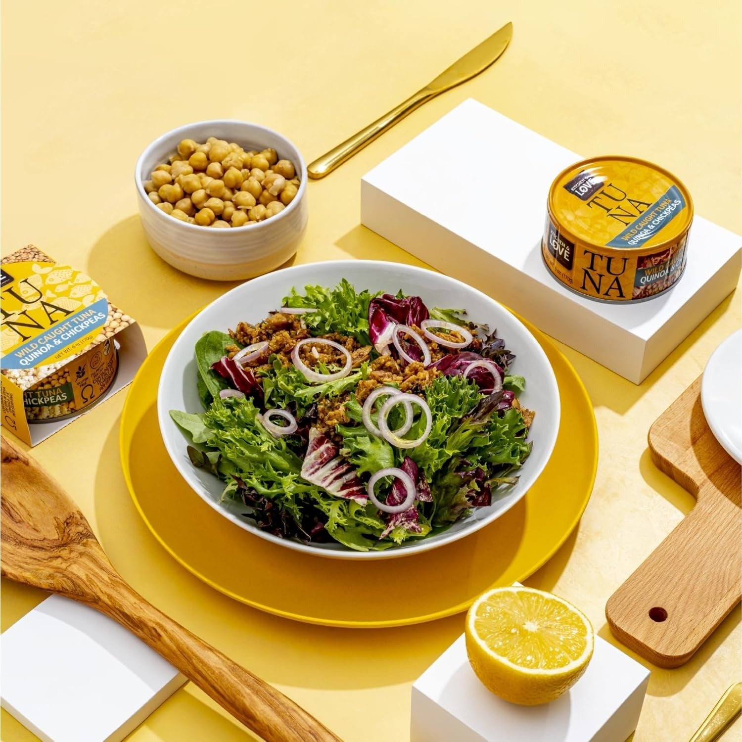 Quinoa & Chickpea Ready-To-Eat Tuna Meal (8 Pack)