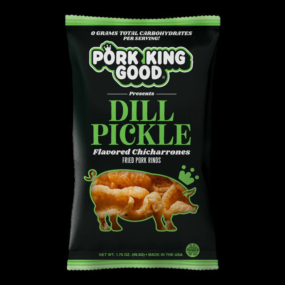 Dill Pickle Pork Rinds (12 Pack)