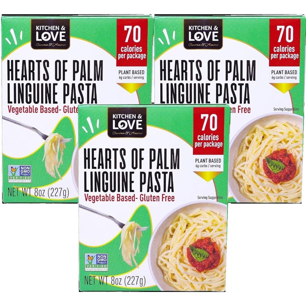 Hearts of Palm Linguine Pasta (3 Pack)