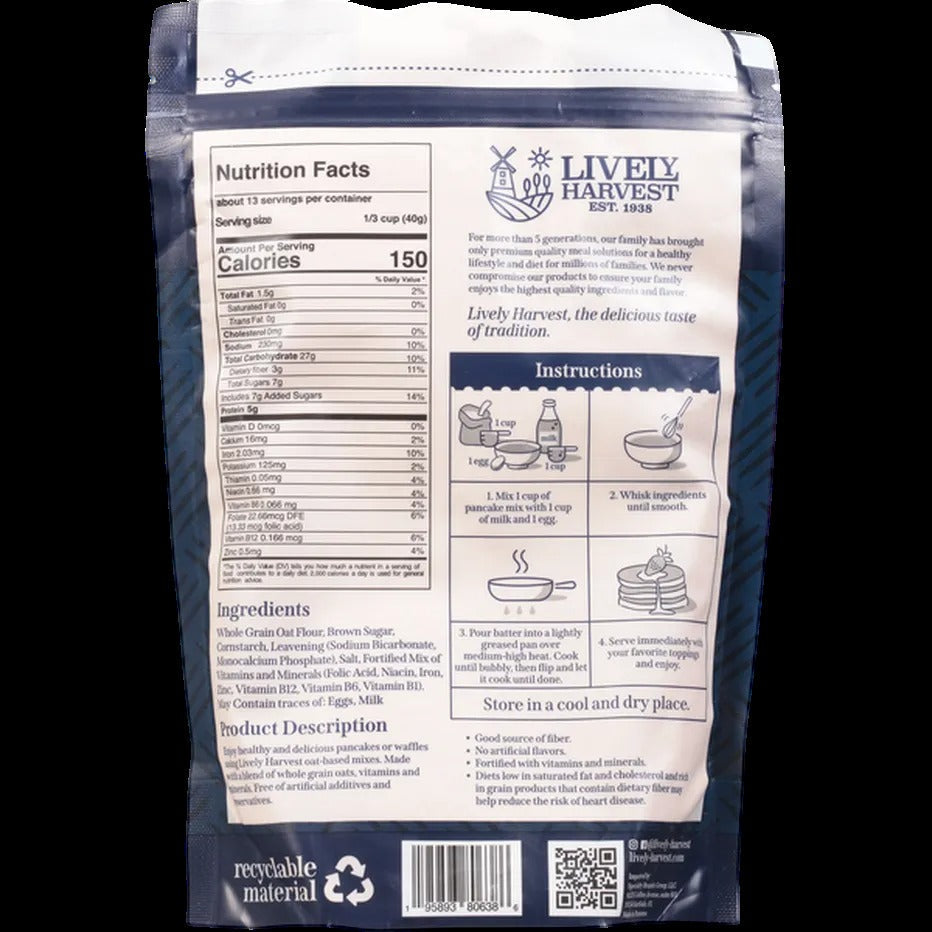 Traditional Oat Pancake & Waffle Mix